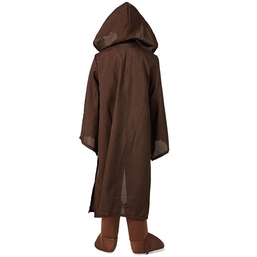 Boys Kids Star Wars Obi Wan Kenobi Jedi Child Costume Cosplay Halloween Outfits - Picture 4 of 15