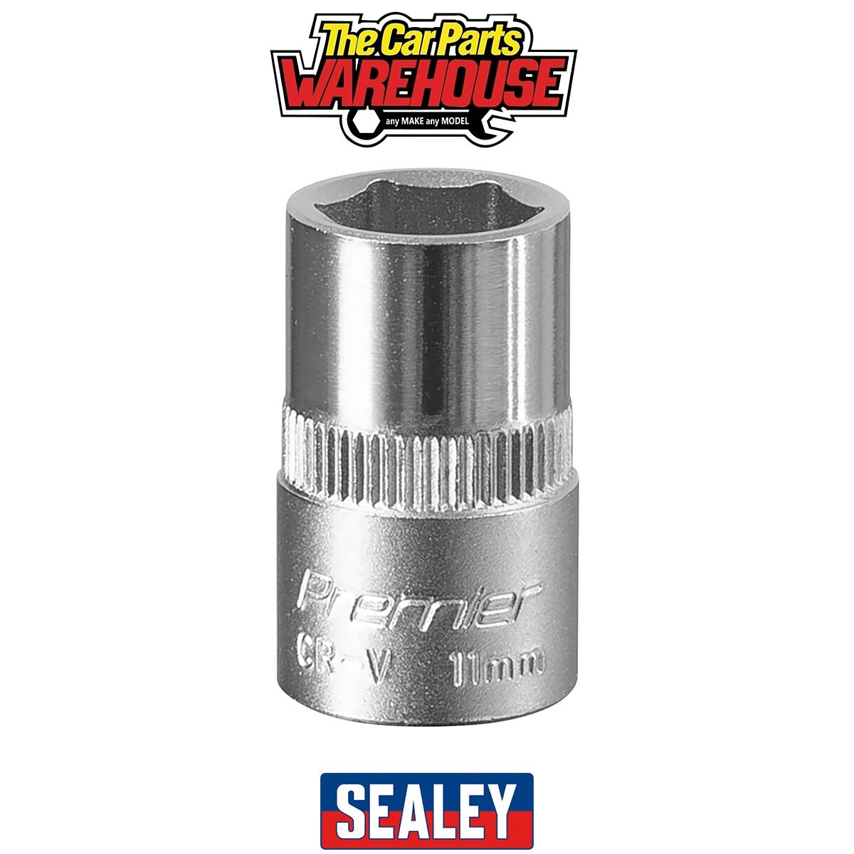 Sealey S3811 Premier Socket 3/8""Sq Drive 11mm