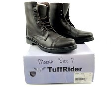 Tuff Rider Starter Laced Paddock Boots Mocha Ladies Size 7 BRAND NEW Box