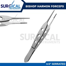 Bishop Harmon Forceps Serrated Surgical Instruments Stainless German Grade