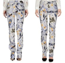 Love Moschino Sinv Pants Chain Bow Stud Design NO SIZE TAG 2 4 BSDM Emo