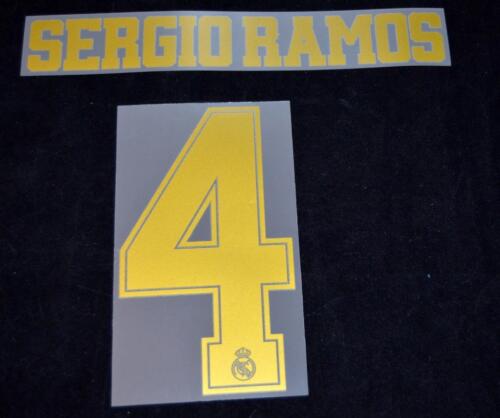Juego de nombre/número de fútbol Real Madrid Ramos Hogar 2019/20 talla niño/juvenil - Imagen 1 de 1