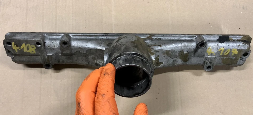 Perkins 4.108 4.107 Motor Ansaugbrücke Ansaugung Hanomag Radlader Bagger Boot - Bild 2 von 4