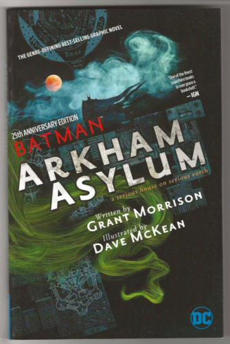 Libro de bolsillo comercial 25 aniversario de DC Comics de Batman Arkham Asylum - Imagen 1 de 2
