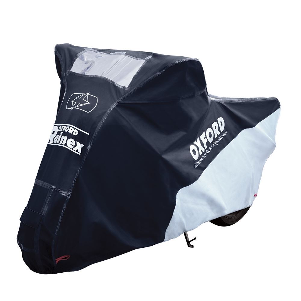 Oxford Rainex Waterproof Outdoor Motorcycle Cover Large Motorbike Rain & Dust
