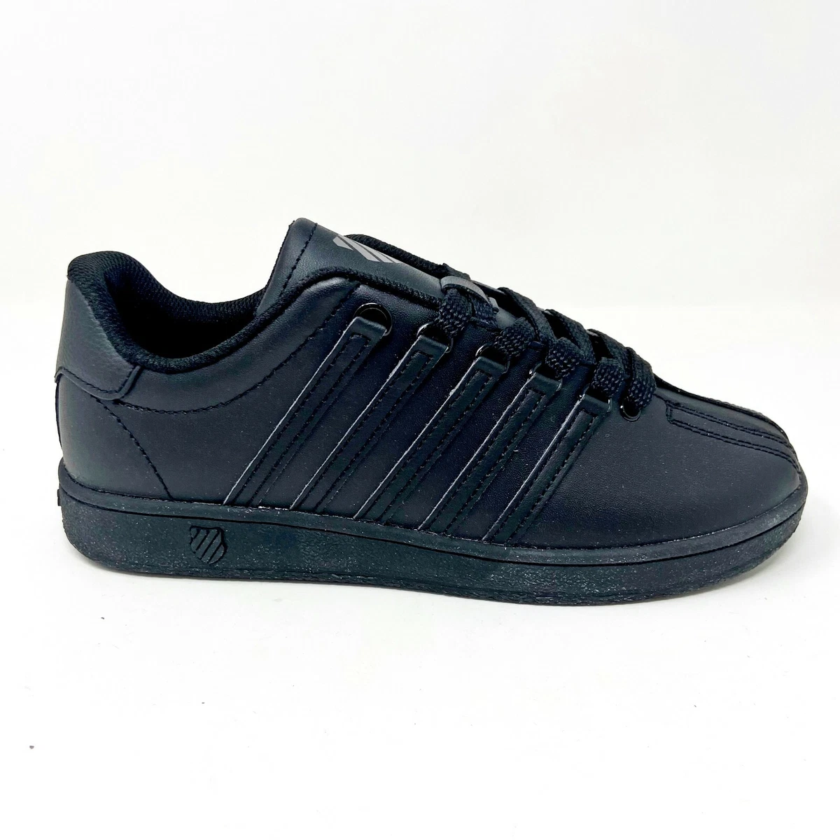 Kids black k swiss clearance