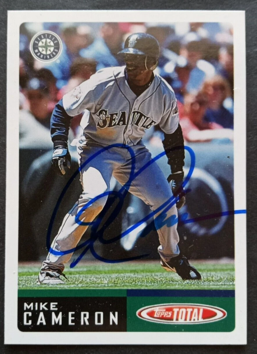 2002 Topps (Total) SIGNED: Mike Cameron, MARLINERS #459