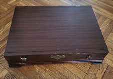 Vtg Holmes & Edwards wooden box ONLY