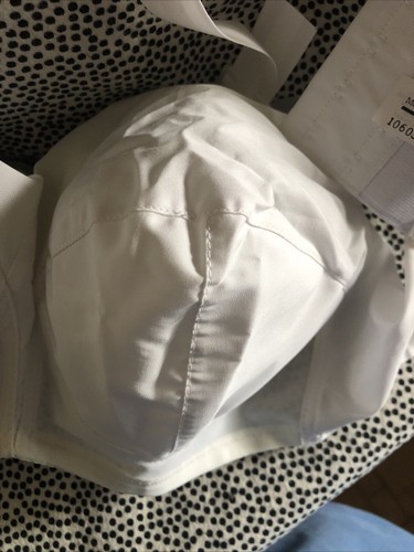 NOS Vintage Montgomery Ward Soft Shoulders Bra Full Support Size 38C White ~ NEW - Picture 6 of 9