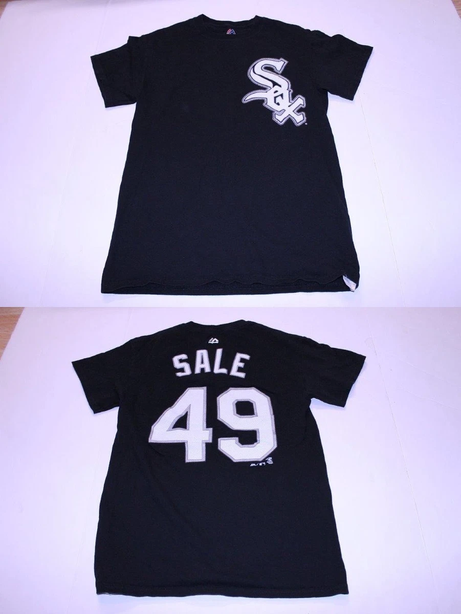 Chicago White Sox MLB Chris Sale Cool Base Youth Jersey T-Shirt by Majestic Youth Large (14-16)