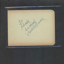 Buster Crabbe - Signed Autograph book page - Buck Rogers