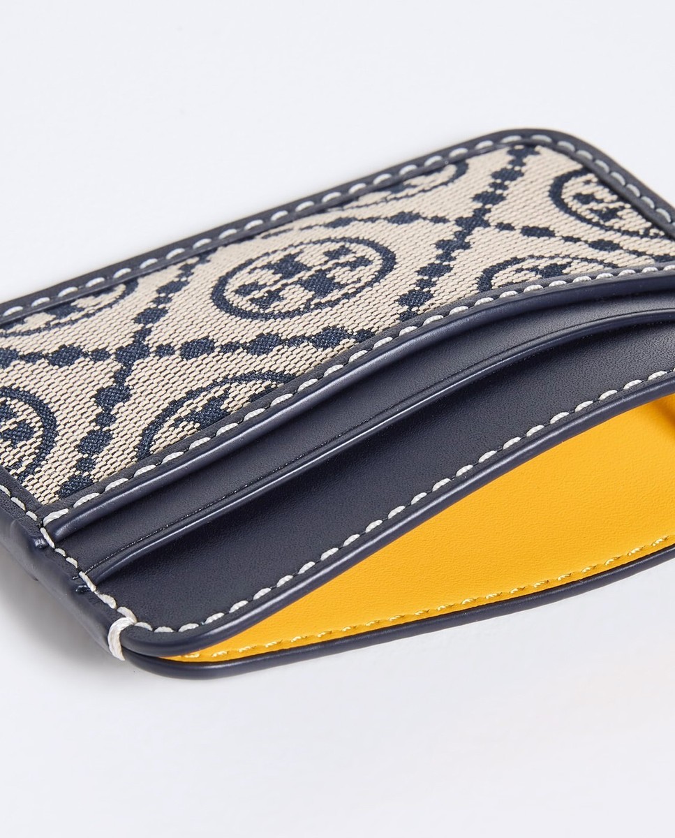 完売品★Tory Burch★card case 140292 SALE New Tory Burch T Monogram Jacquard Card Case 140292