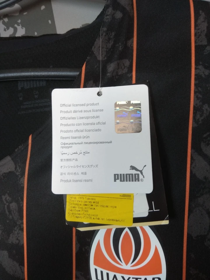 Camiseta de fútbol visitante Shakhtar Donetsk 2021 - 2022 Puma auténtica para hombre talla M ig93 Foto 4 de 4