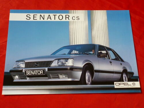 Opel Senator A CS special model brochure sheet from 1985 - Picture 1 of 1
