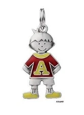 Boy Child Shaped Initial Charms Letters A thru L by Ganz