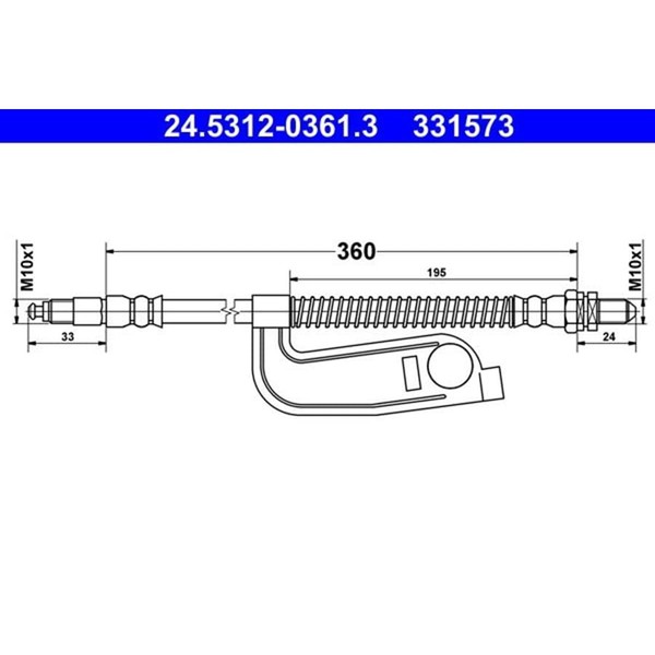 ATE 24.5312-0361.3 Bremsschlauch-image