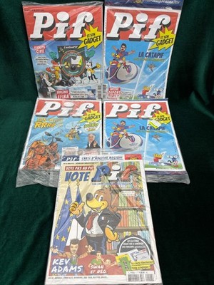 Pif Gadget 5 Stück