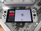 NINTENDO SWITCH CONSOLE OLED MODEL HEG-001 IN WHITE WITH CASE