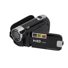 Full HD Camcorder, 16X Zoom, 2.7in 270  Rotating Screen
