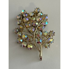 Spilla vintage Coro Aurora Boreale firmata 