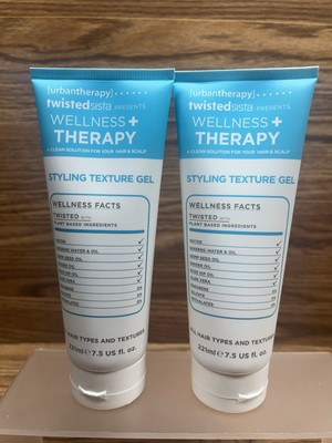 Lot Of 2 Twisted Sista Wellness + Therapy Styling Texture Gel 7.5 Fl.oz - NEW