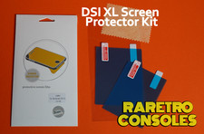 DSI XL Screen Protector for Top LCD and Bottom LCD HD Clear with Cloth - USA