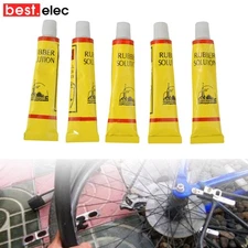5xBike Tyre Inner Tube Puncture Repair Rubber Cement Bicycle Tire Patch Glue USA
