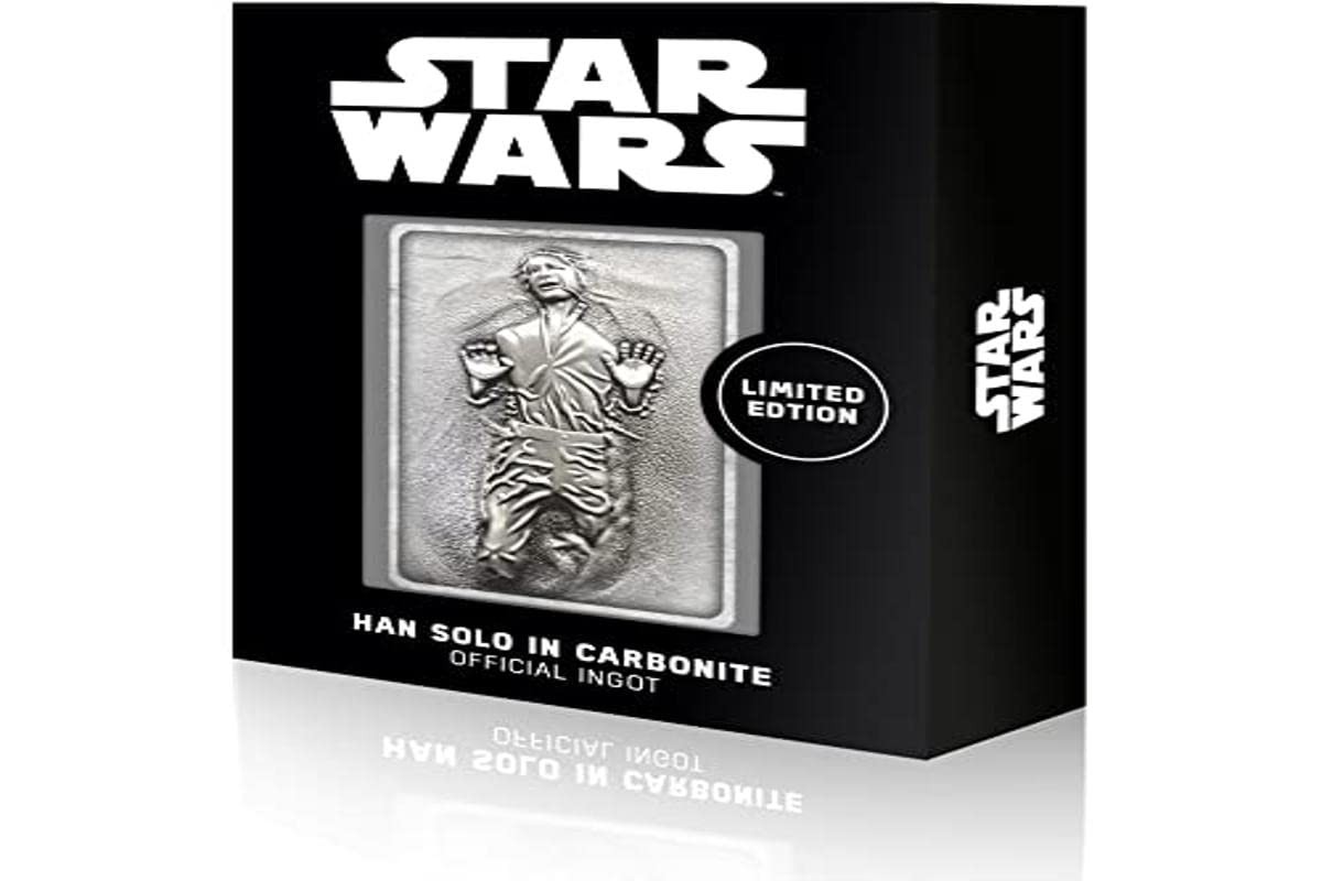 Star Wars K-001 Han Solo in Carbonite Limited Edition Metal Collectible, Multi-C