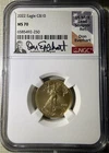 2022 $10 1/4 Oz American Gold Eagle NGC MS70 Everhart Label (250)