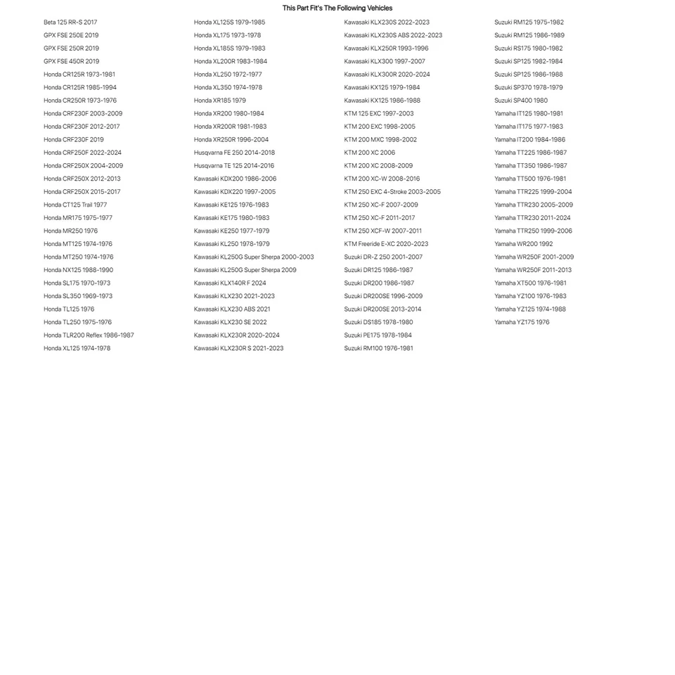 Tubo Bridgestone ultra resistente para motocicleta 100/100x18 para HONDA CRF230F Foto 3 de 4