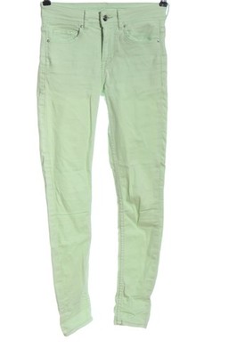 H&M DIVIDED Röhrenjeans Damen Jeans Gr. DE 34 creme Casual-Look