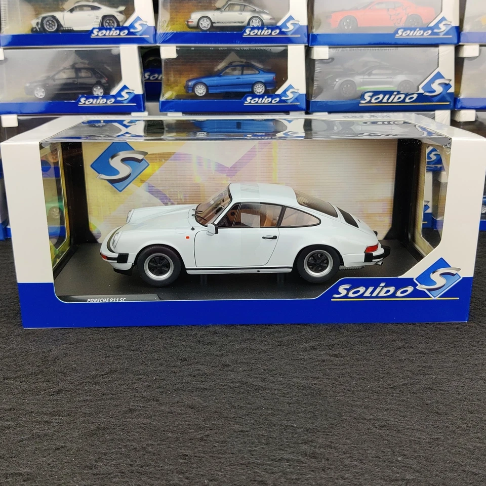 AUTO SOLIDA PORSCHE 911 (930) SC 3.0 1974 BIANCO 1:18 NUOVA SCATOLA S1802610 - Immagine 2 di 4