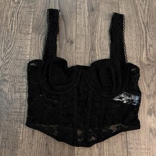 Edikted Lace Corset XS Black