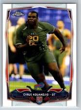 Cyrus Kouandjio 2014 Topps Chrome #119 Buffalo Bills Refractor RC See Photos