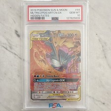 Pokemon 2019 Hidden Fates Moltres & Zapdos & Articuno GX 44/68 Holo PSA 10 on eBay