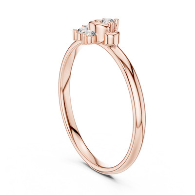 Certified Elegant Statement Diamond Ring Timeless Beauty & Brilliance 925 Silver