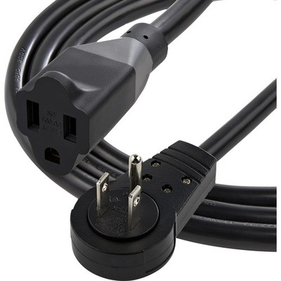 StarTech.com 6ft (2m) Power Extension Cord - 360 Rotating Flat Plug Extension