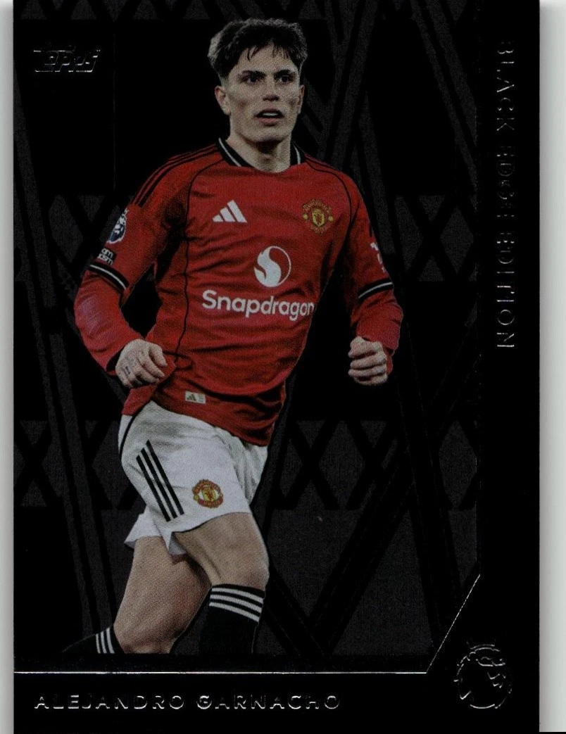 Topps 2025-26 Premier League Alejandro Garnacho Black Edge