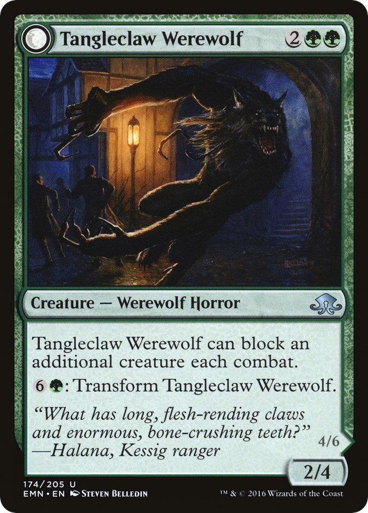 Tangleclaw Werewolf - 174 - Eldritch Moon - MTG - Foil