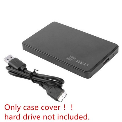 Portable External Hard Drive Case SATA USB 3.0 Storage Device Computer Laptop e