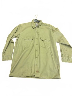 Dickies Herren Langarm Arbeitshemd Gr. L camel hellbraun