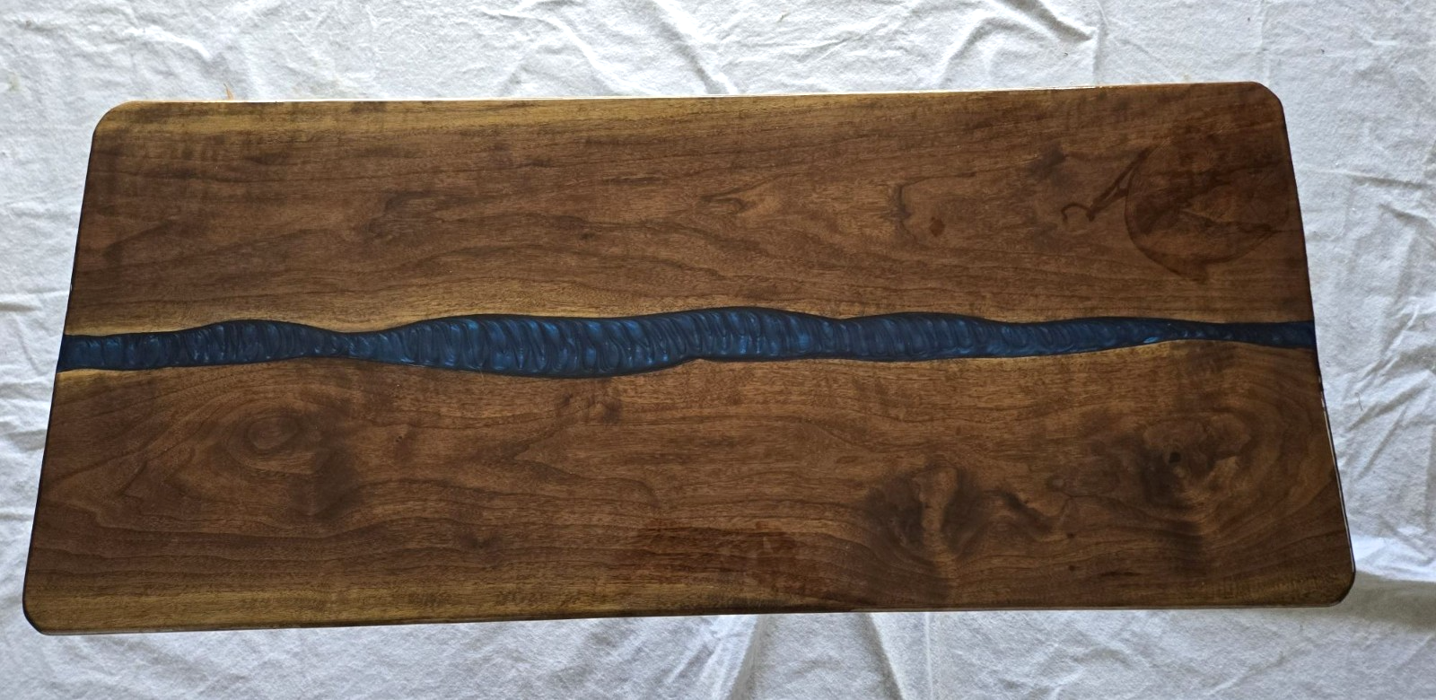 Coffee table black walnut, new custom made-image