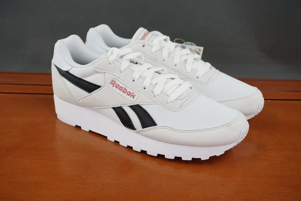 Reebok Rewind Run Shoes Womens Size 7 White Black Comfort Footbed Running New - Image 3 of 4