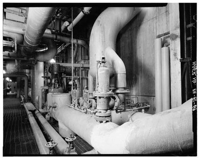 67. Turbine building (location N), first level, B and D loop steam heaters from