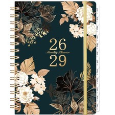 2026-2029 Monthly Planner 6.3x8.4 Tabs Hardcover Pocket 3 Year Calendar