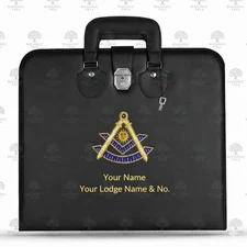 Personalized Masonic Past Master Premium Soft Case Size 16 x 18 Inches