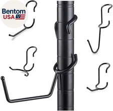 Sunway Shelf Pole Hooks 5-Pack | Black Variety Pack | Best Solution for Garage S