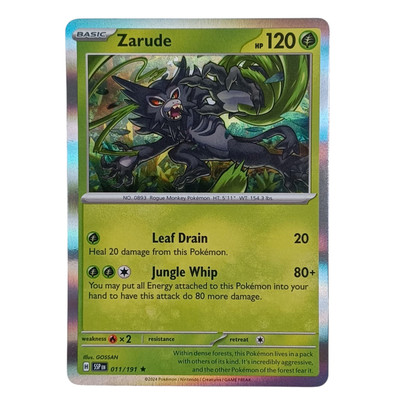 Zarude 011/191 Holo Rare Pokémon Card Surging Sparks NM/M
