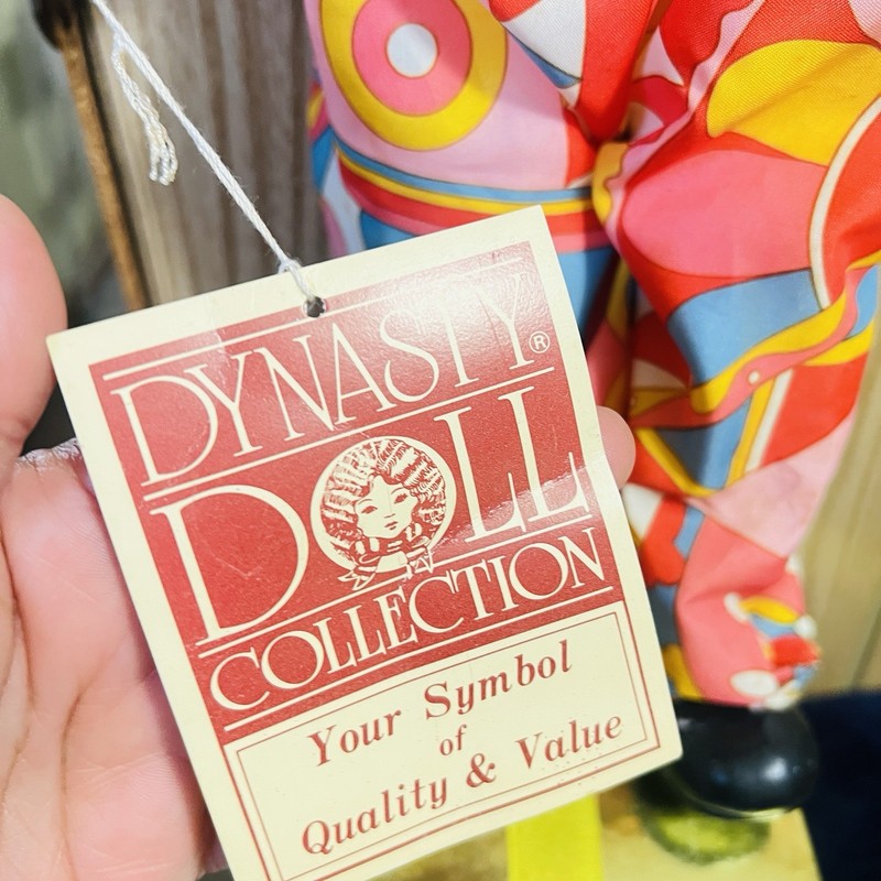 Dynasty Doll Collection Clown Figure Porcelain Head Collector Toy
