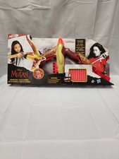 Disney Mulan Warrior Bow w/ 8 Foam Darts Real Bow Action Toy - NEW JJ0203JW